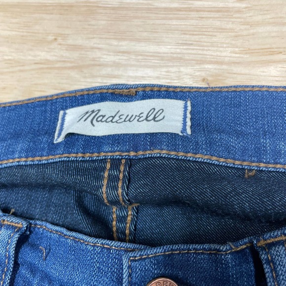 Madewell Roadtripper Jeans in Orson Wash Size 27 High Rise Skinny Denim Stretch - Picture 4 of 12